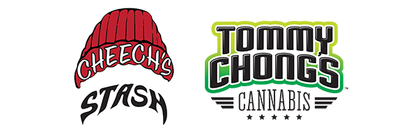 Logos for Cheech Marin and Tommy Chongs cannabis companies